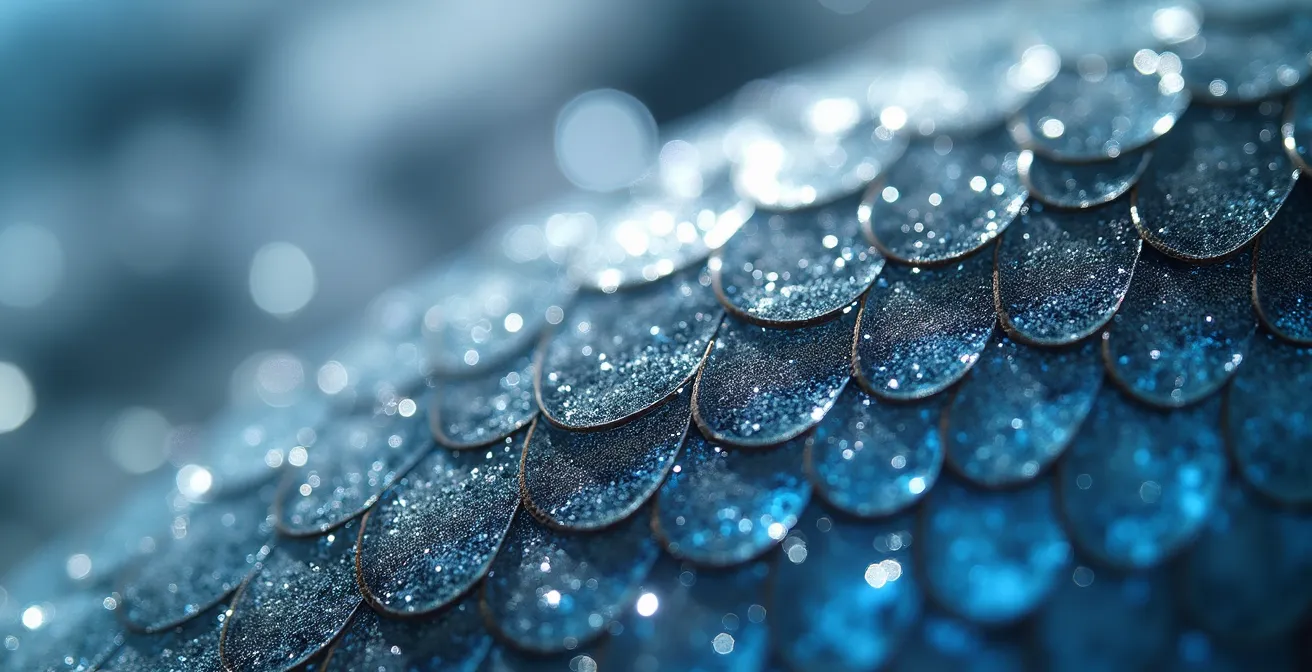 Gros plan sur des étiquettes de prix sur un étal de poissonnerie